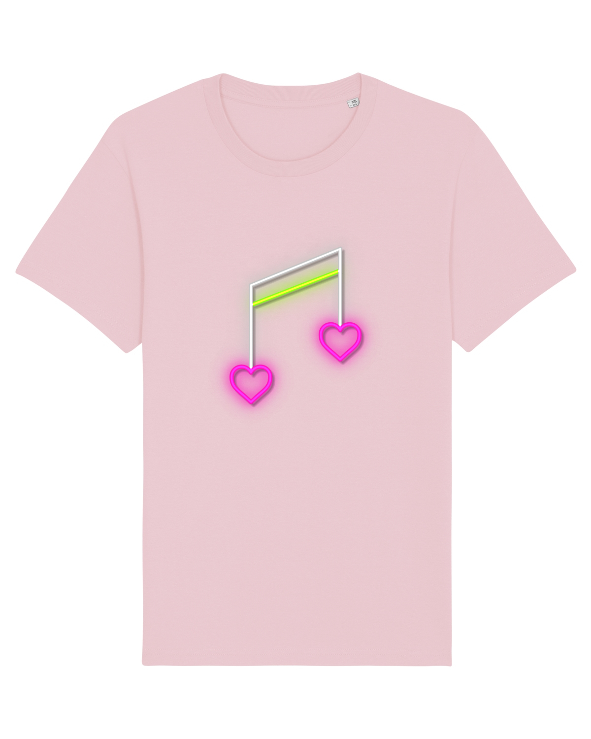 Tricou mânecă scurtă Unisex Rocker Cotton Pink