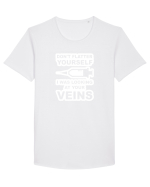 NURSE Tricou mânecă scurtă guler larg Bărbat Skater