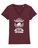 VETERAN Tricou mânecă scurtă guler V Damă Evoker