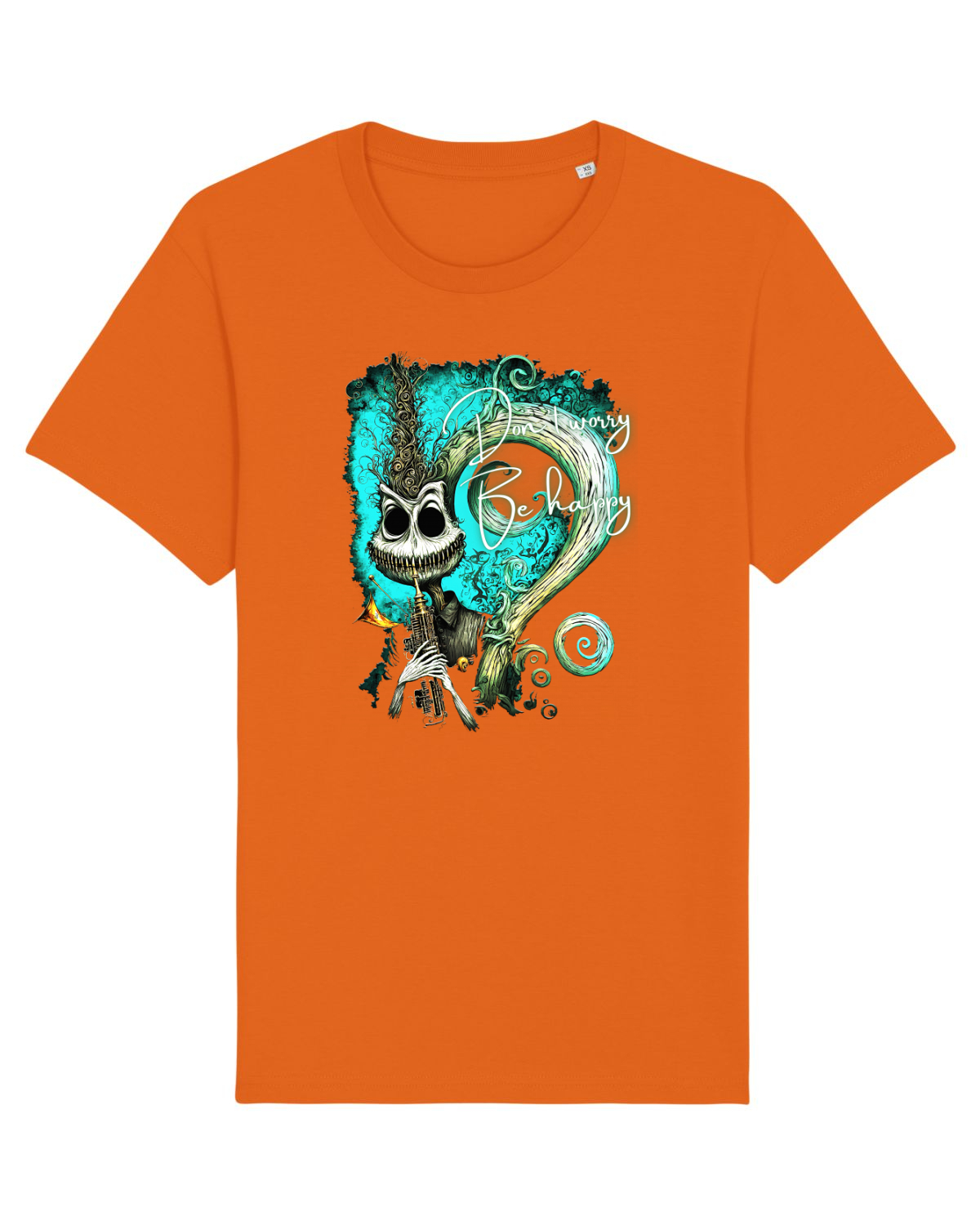 Tricou mânecă scurtă Unisex Rocker Bright Orange