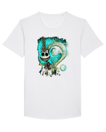 Don't worry Be Happy Tricou mânecă scurtă guler larg Bărbat Skater
