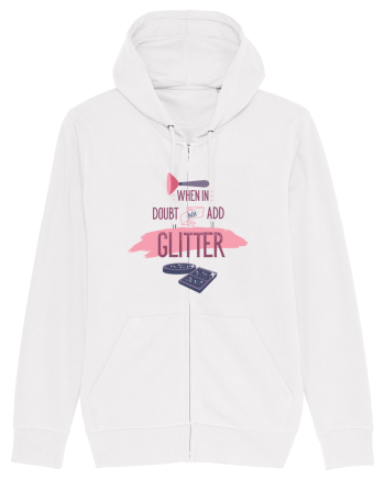When In Doubt Just Add Glitter White