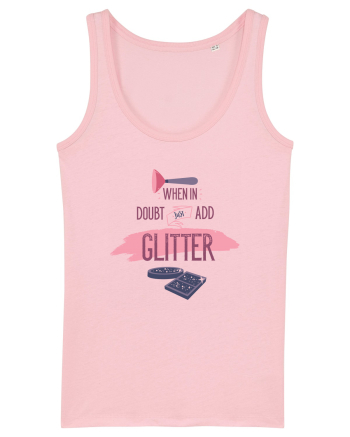 When In Doubt Just Add Glitter Cotton Pink