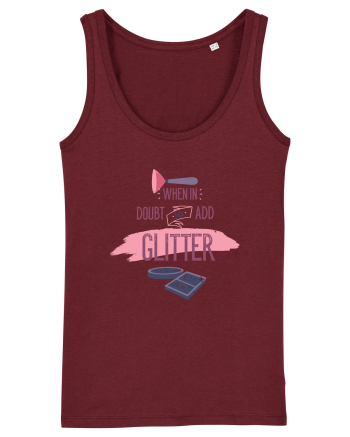 When In Doubt Just Add Glitter Burgundy