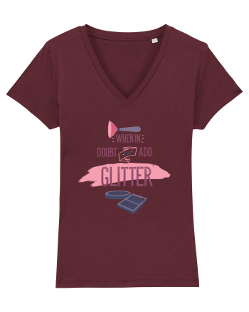 When In Doubt Just Add Glitter Burgundy