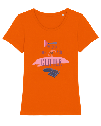 When In Doubt Just Add Glitter Bright Orange