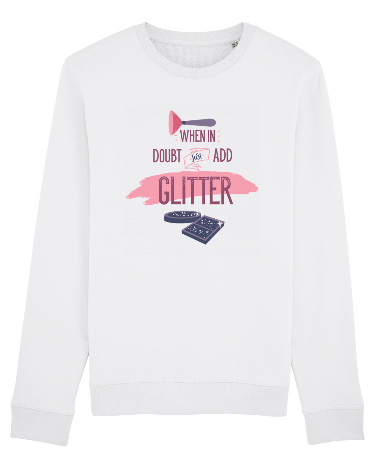 Bluză mânecă lungă Unisex Rise White