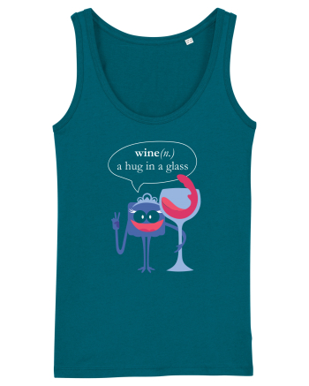 Wine, A Hug In A Glass Ocean Depth