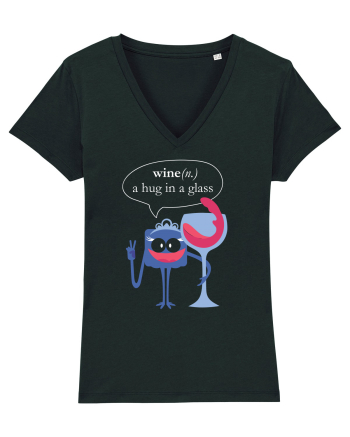 Wine, A Hug In A Glass Black