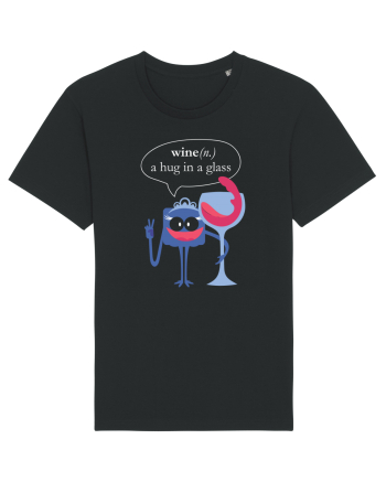 Wine, A Hug In A Glass Black