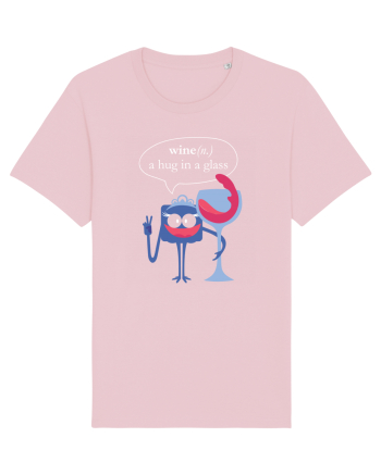 Wine, A Hug In A Glass Cotton Pink