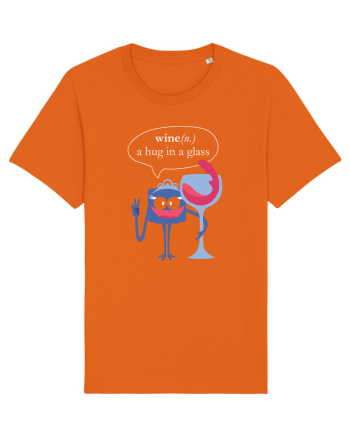 Wine, A Hug In A Glass Bright Orange
