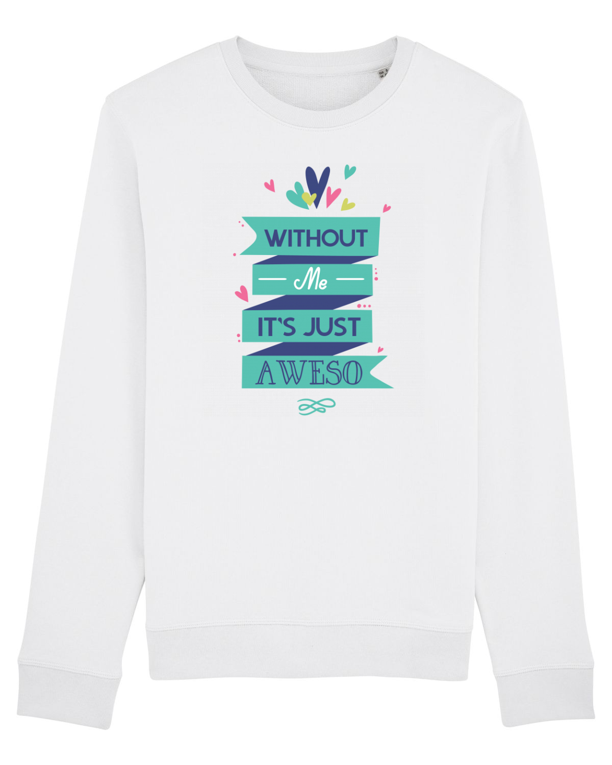 Bluză mânecă lungă Unisex Rise White