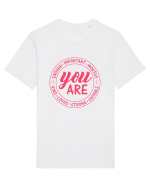 You are enough important worthy kind loved strong capable w Tricou mânecă scurtă Unisex Rocker
