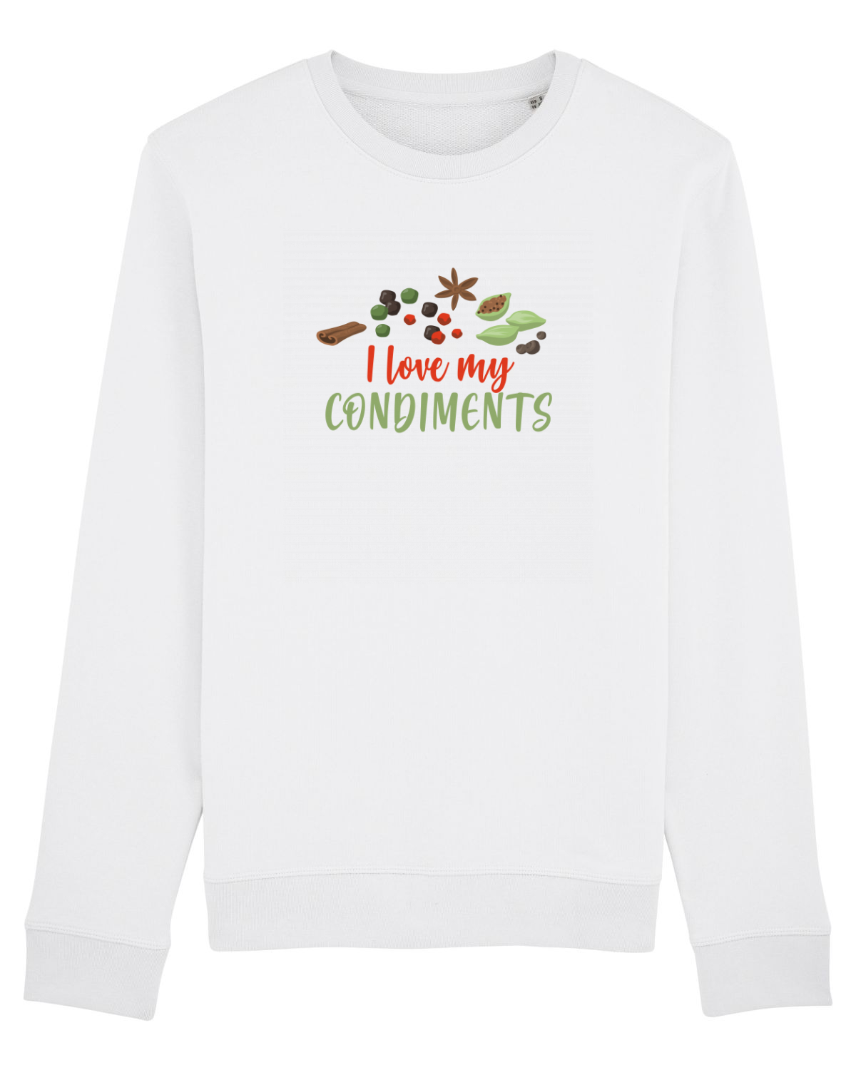 Bluză mânecă lungă Unisex Rise White