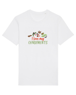 Love my condiments Tricou mânecă scurtă Unisex Rocker