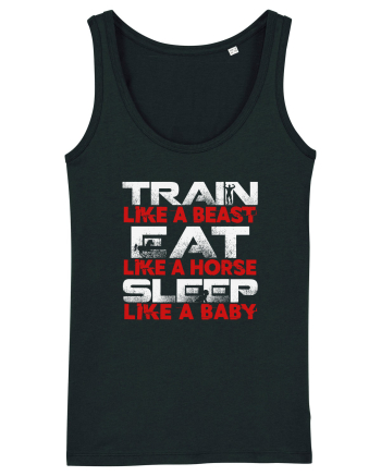 TRAIN EAT SLEEP Black