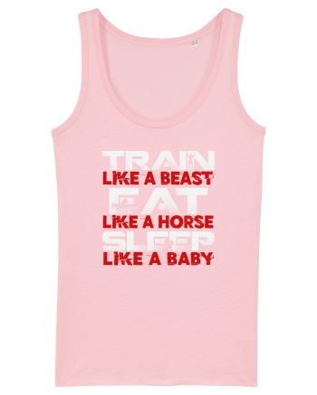 TRAIN EAT SLEEP Cotton Pink