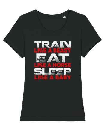 TRAIN EAT SLEEP Black