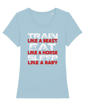 TRAIN EAT SLEEP Sky Blue