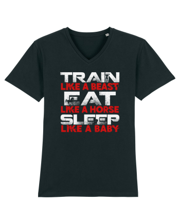TRAIN EAT SLEEP Black