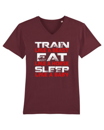 TRAIN EAT SLEEP Burgundy