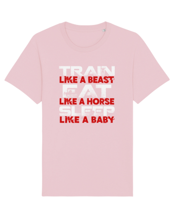 TRAIN EAT SLEEP Cotton Pink
