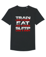 TRAIN EAT SLEEP Tricou mânecă scurtă guler larg Bărbat Skater