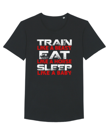 TRAIN EAT SLEEP Black