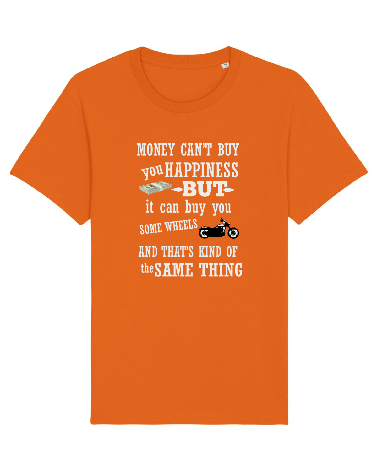Tricou mânecă scurtă Unisex Rocker Bright Orange