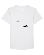 MOTORCYCLE Tricou mânecă scurtă guler larg Bărbat Skater