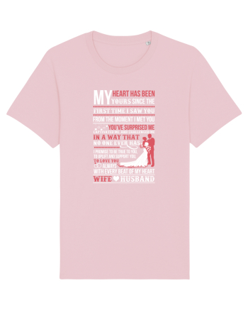WIFE HUSBAND Cotton Pink