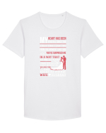 WIFE HUSBAND Tricou mânecă scurtă guler larg Bărbat Skater