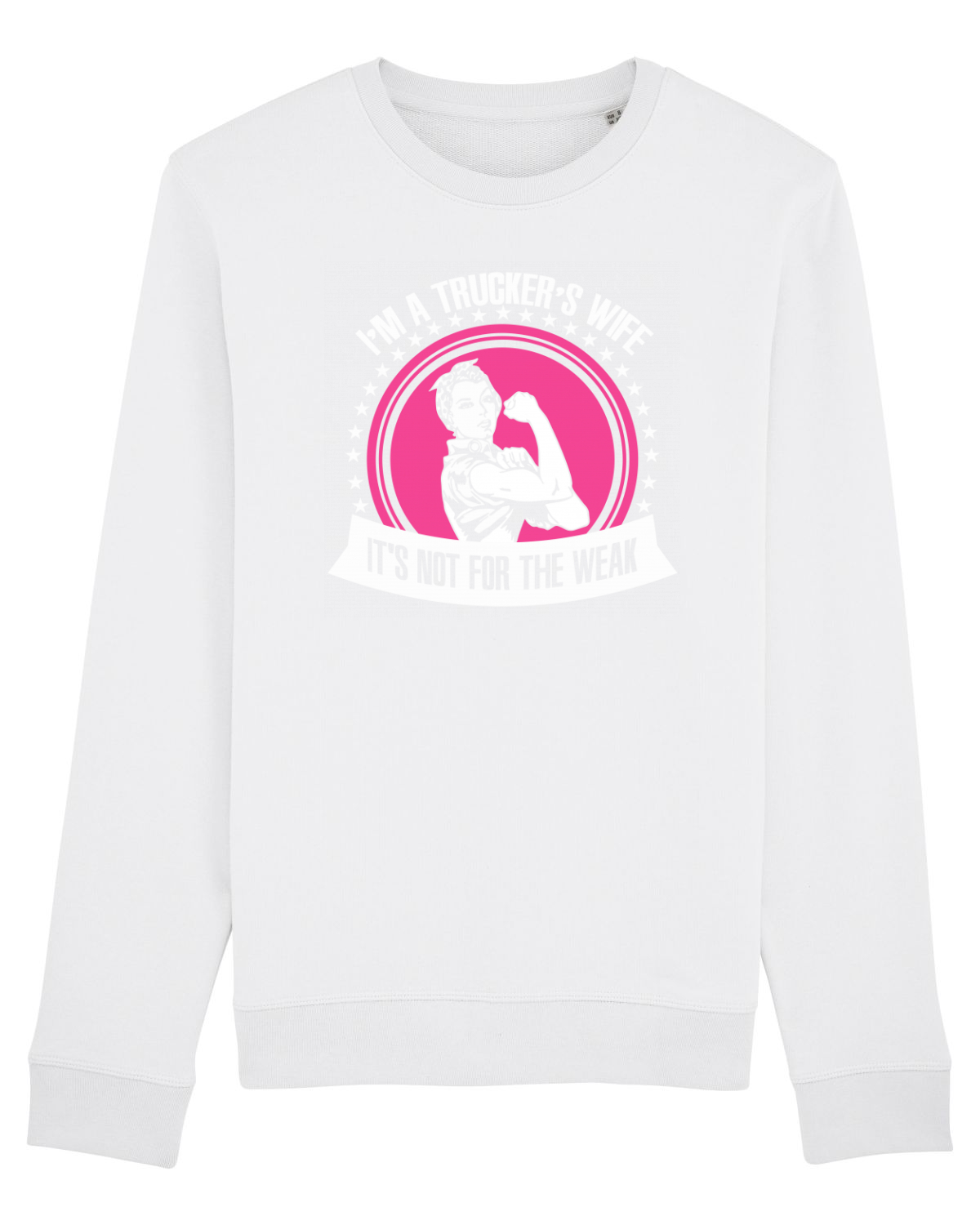 Bluză mânecă lungă Unisex Rise White