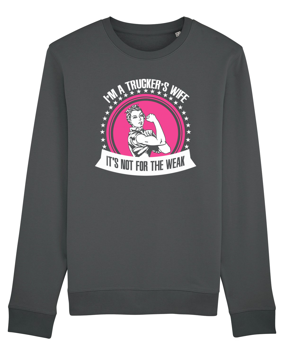 Bluză mânecă lungă Unisex Rise Anthracite