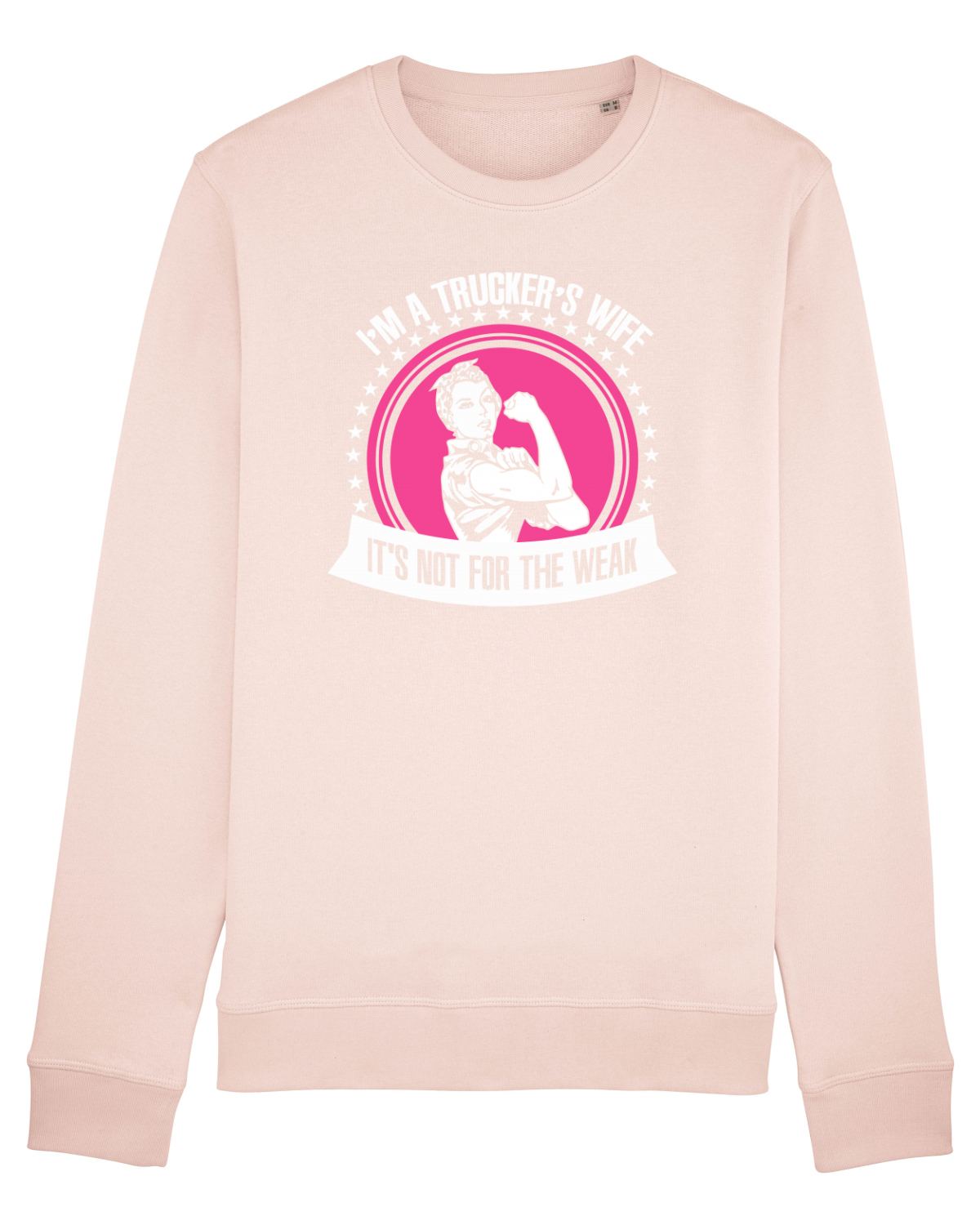 Bluză mânecă lungă Unisex Rise Candy Pink