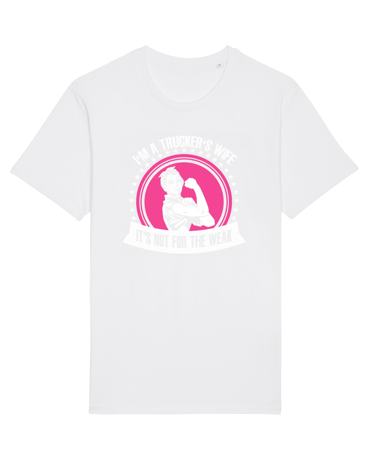 Tricou mânecă scurtă Unisex Rocker White