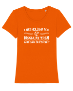 FISHING Tricou mânecă scurtă guler larg fitted Damă Expresser