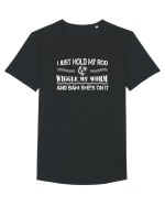 FISHING Tricou mânecă scurtă guler larg Bărbat Skater