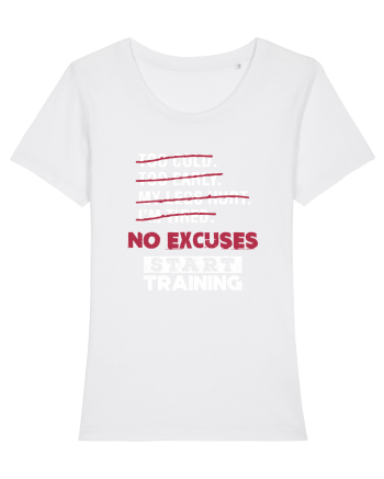 No Excuses White