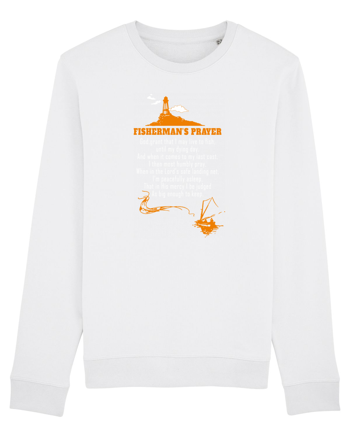 Bluză mânecă lungă Unisex Rise White