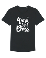 BOSS Tricou mânecă scurtă guler larg Bărbat Skater