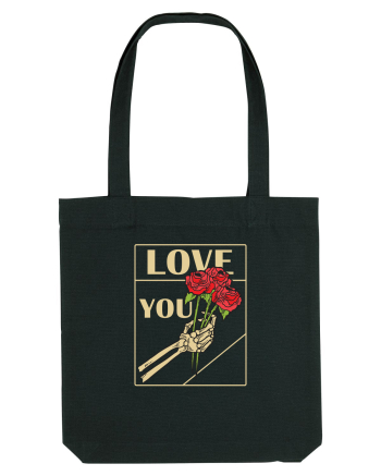 LOVE YOU - white Black