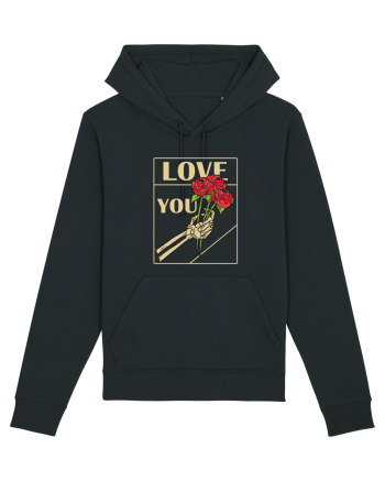LOVE YOU - white Black