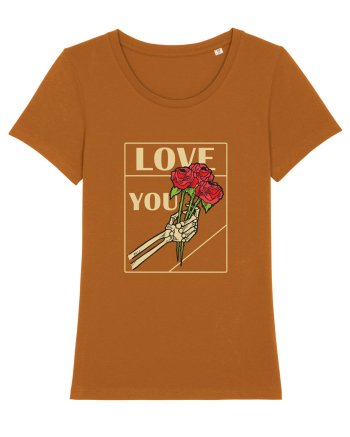 LOVE YOU - white Roasted Orange