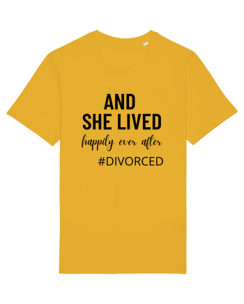 And she lived happily ever after. divorced.  Si ea a trait fericita. Divort Spectra Yellow