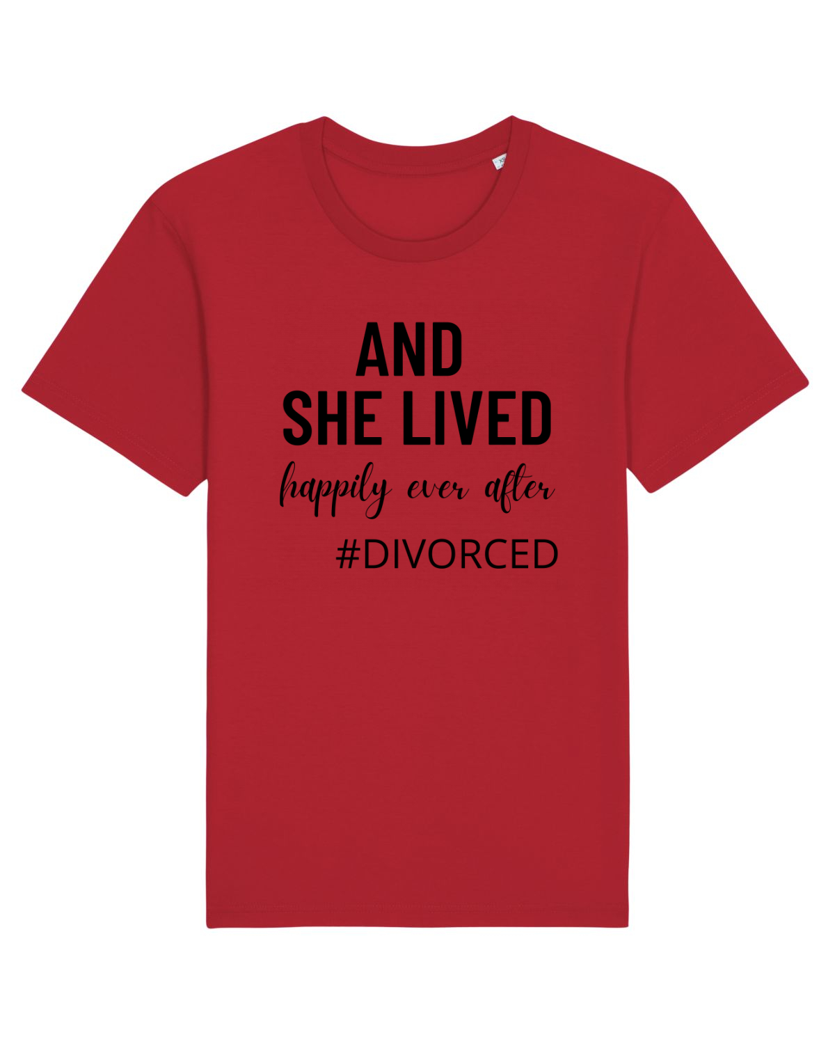 Tricou mânecă scurtă Unisex Rocker Red