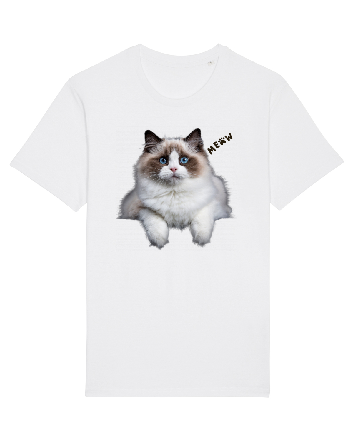 Tricou mânecă scurtă Unisex Rocker White
