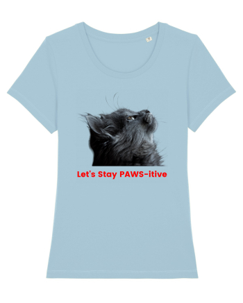 Let's Stay PAWS-itive Sky Blue