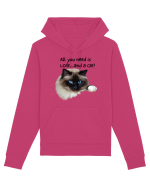 All you need is LOVE... and a cat! Hanorac Unisex Drummer